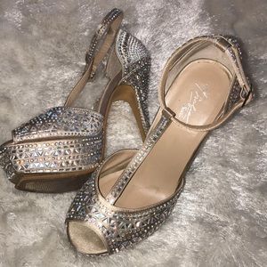 Rhinestone Heels